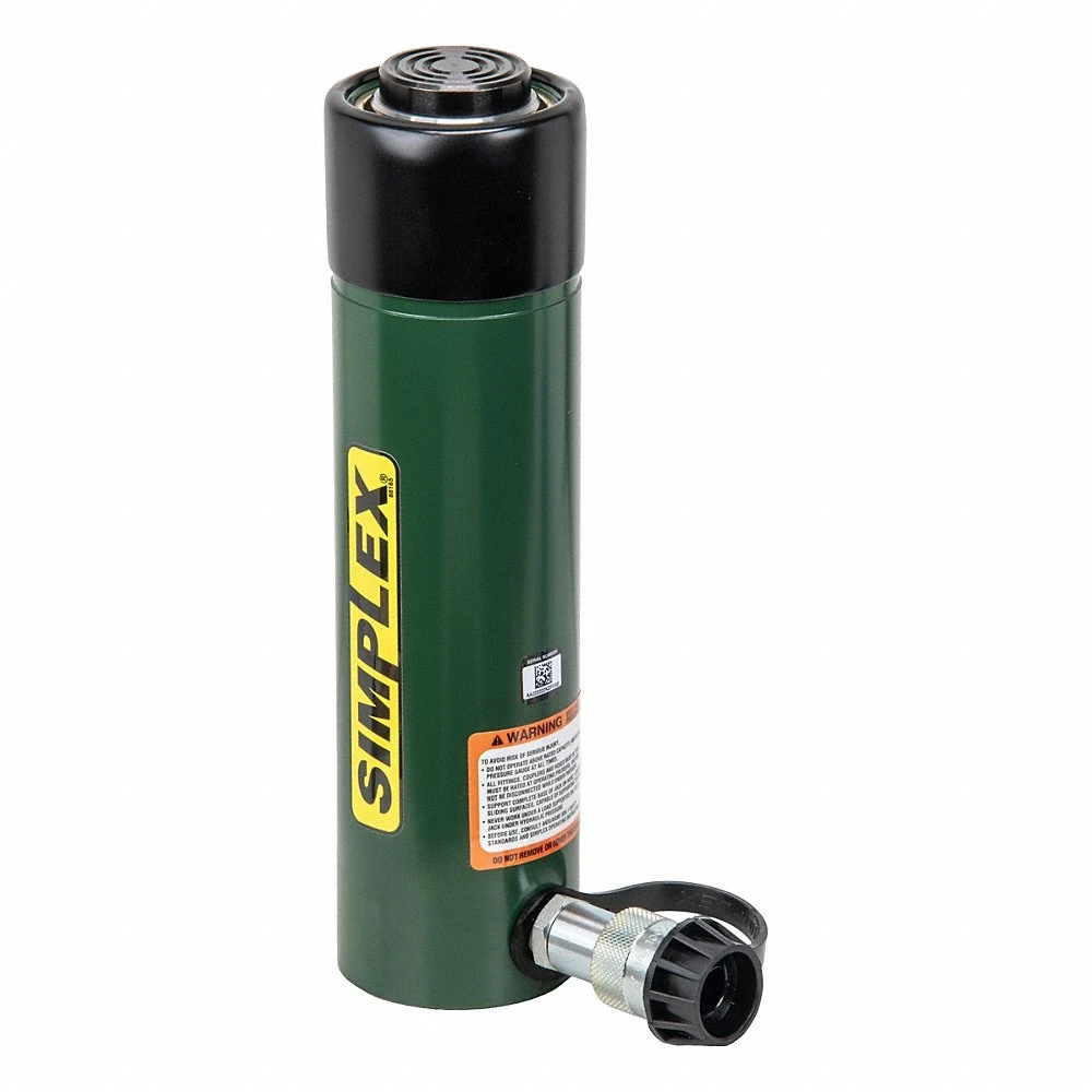 Cylinder, Single Acting, 25 ton Nominal Capacity, 8 3/16 Inch Nominal Stroke Length, Steel