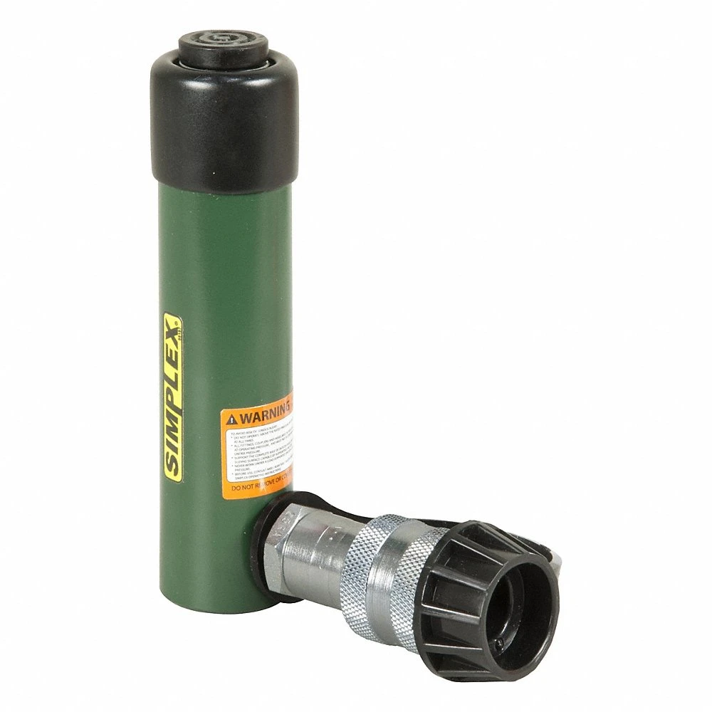 Cylinder, Single Acting, 5 ton Nominal Capacity, 3 1/8 Inch Nominal Stroke Length, Steel