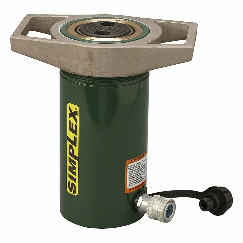 Cylinder, Single Acting, 55 ton Nominal Capacity, 6 3/16 Inch Nominal Stroke Length, Steel