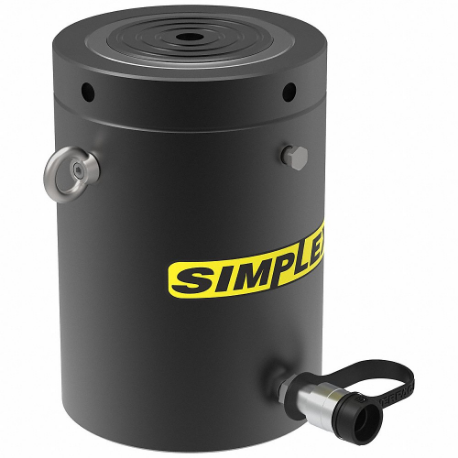 SIMPLEX RCL15012 Lock Nut Hydraulic Ram, 160 ton Nominal Capacity, 12 Inch Nominal Stroke Length | CU2YJX 800HE9