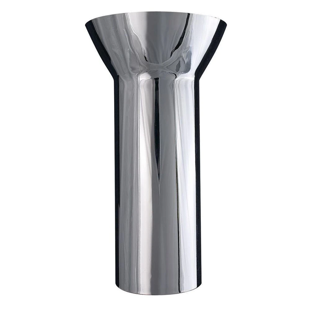 Covering Tube Wide Bell, 2 in Nominal, 6 in L, Chrome Plated, Domestic