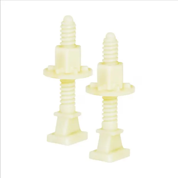 Closet Bolt Toilet Bolt Fasteners, 1-15/16 to 2-15/16 Thread, 2-1/2 to 3-1/2 in L
