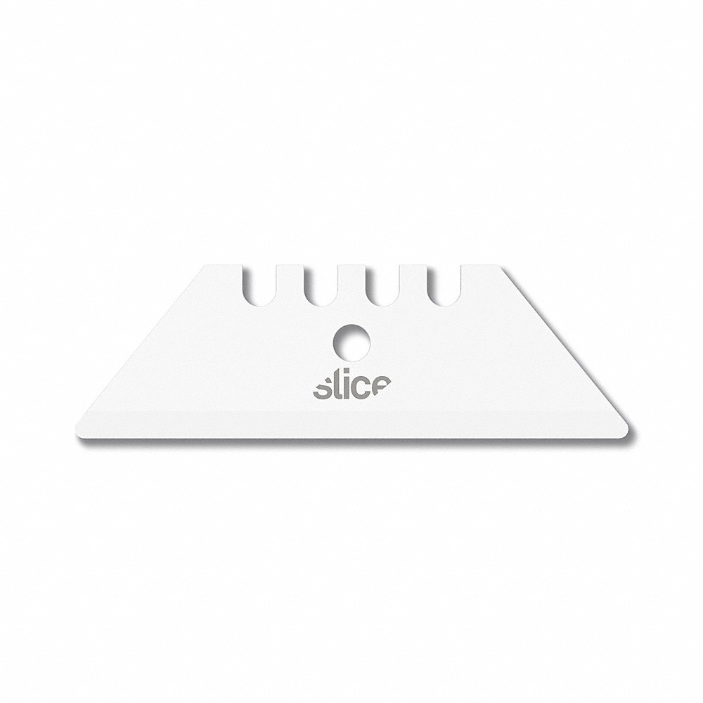 Safety Blade, 2 11/32 Inch Lg, 3/4 Inch Width, 0.03125 Inch Thick, Ceramic