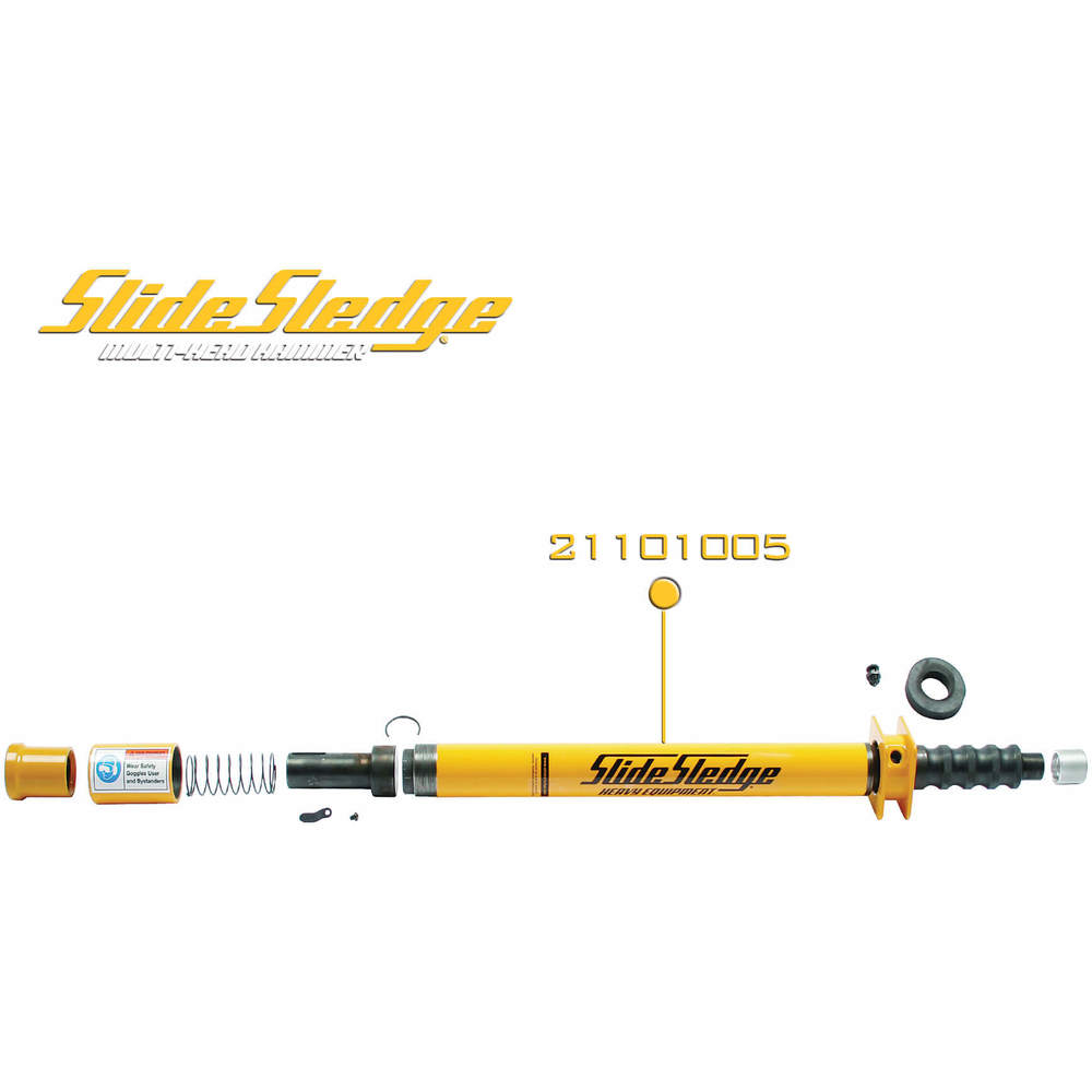 Multi Head Hammer Drive Bar Tube, 13 Lb