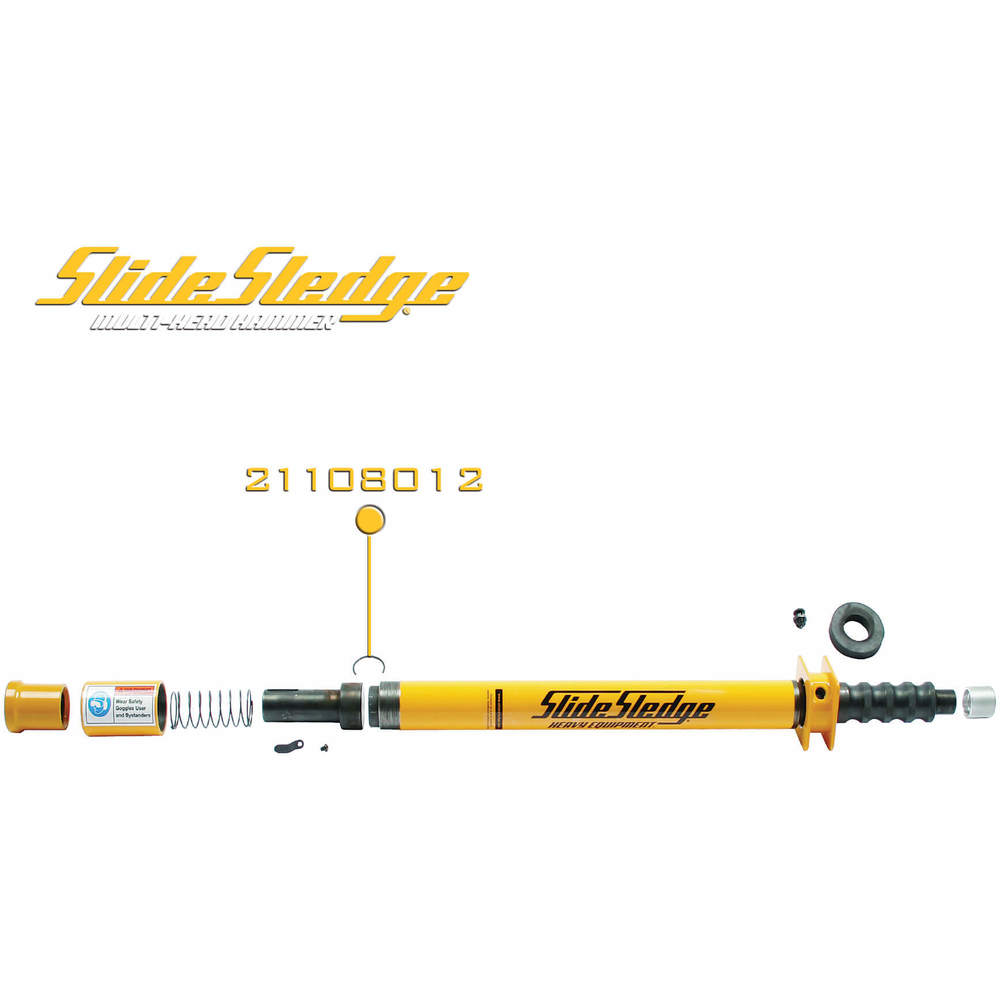 SLIDE SLEDGE 21108013 Multi Head Hammer Drive Bar Retaining Ring | CD4NJM