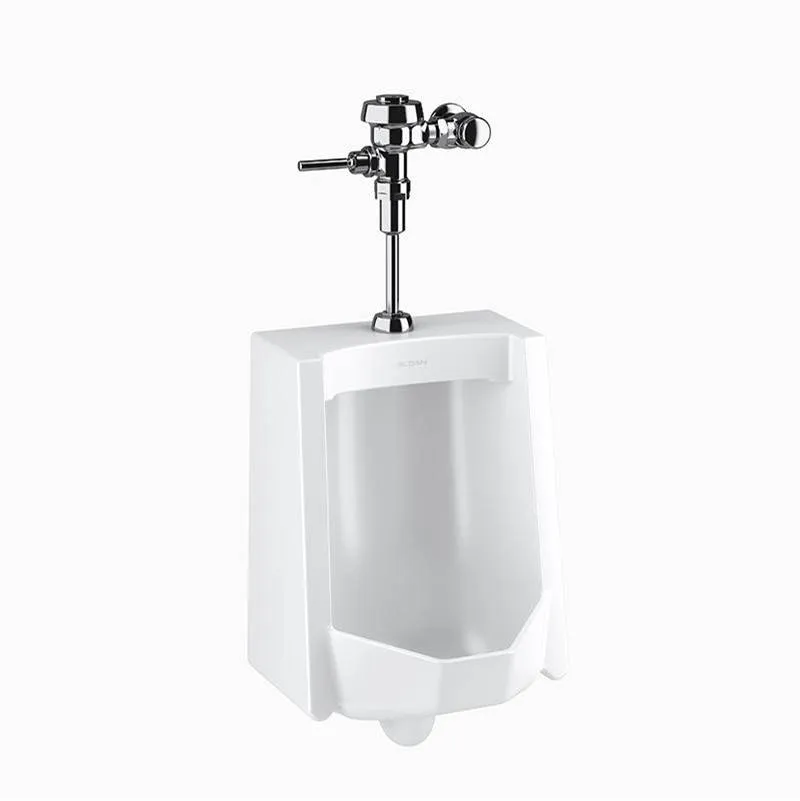 SLOAN 10001020 Urinal and Flushometer With 1 in Stop, 0.125 Gpf Flow Rate | BQ7PEY
