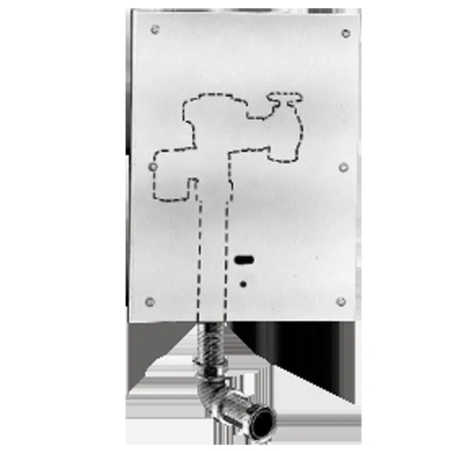 SLOAN 3453005 Single-Flush Sensor Concealed Flushometer, Hardwired, Rough Brass | BR3NFC