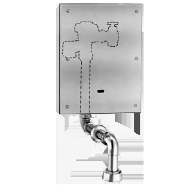 SLOAN 3453024 Single-Flush Sensor Concealed Flushometer, Hardwired, Rough Brass | BR3NFY