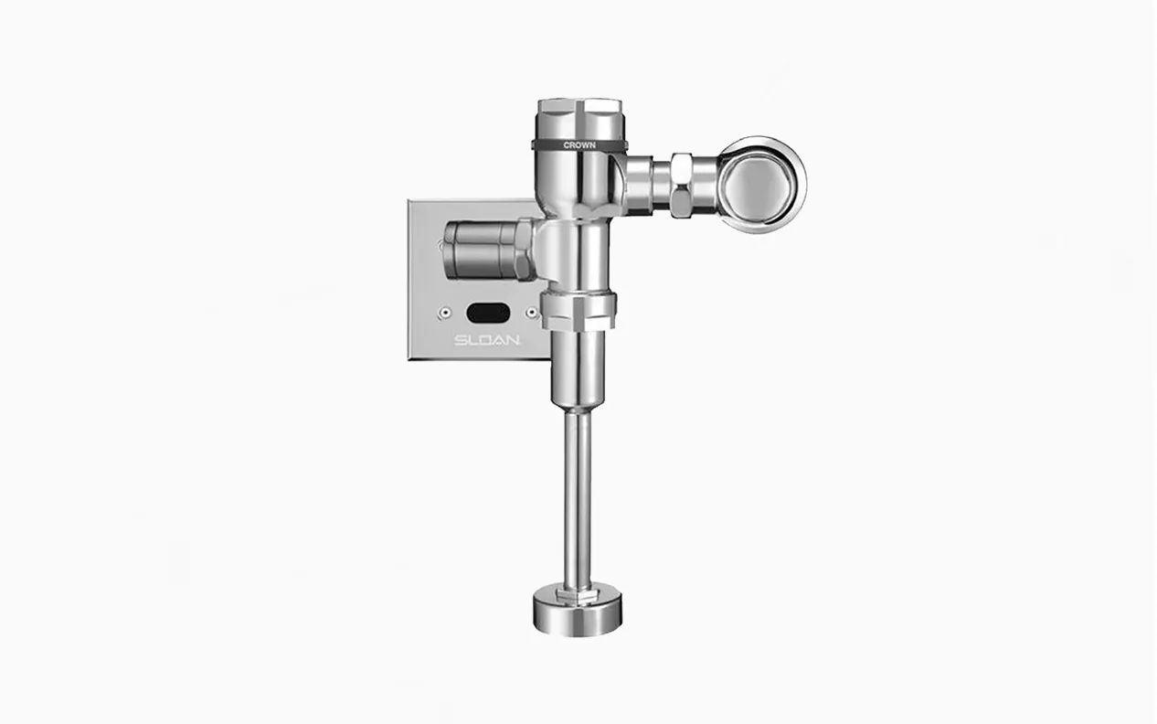 SLOAN 3520001 Single-Flush Sensor Exposed Flushometer, Hardwired, Polished Chrome | BR8PTB
