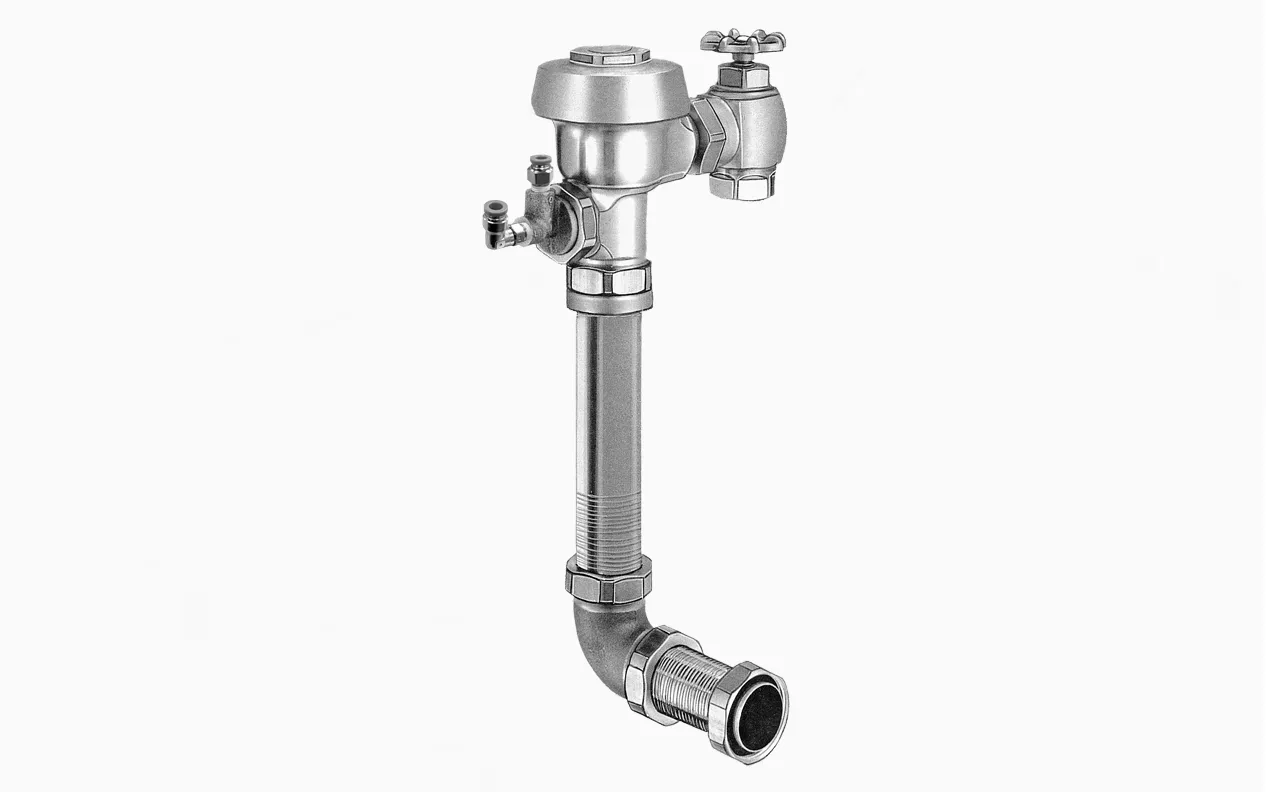SLOAN 3918125 Hydraulic Flushometer, 1.6 Gpf Flow Rate | BP9QER