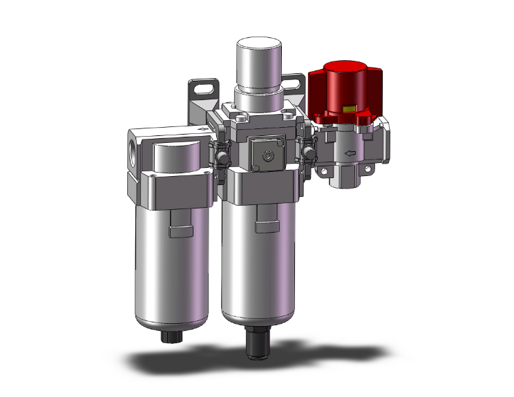 SMC VALVES AC40D-N04D-V1-RZ-B Modular, 1/2 Inch Size, N Port | AP2KMW