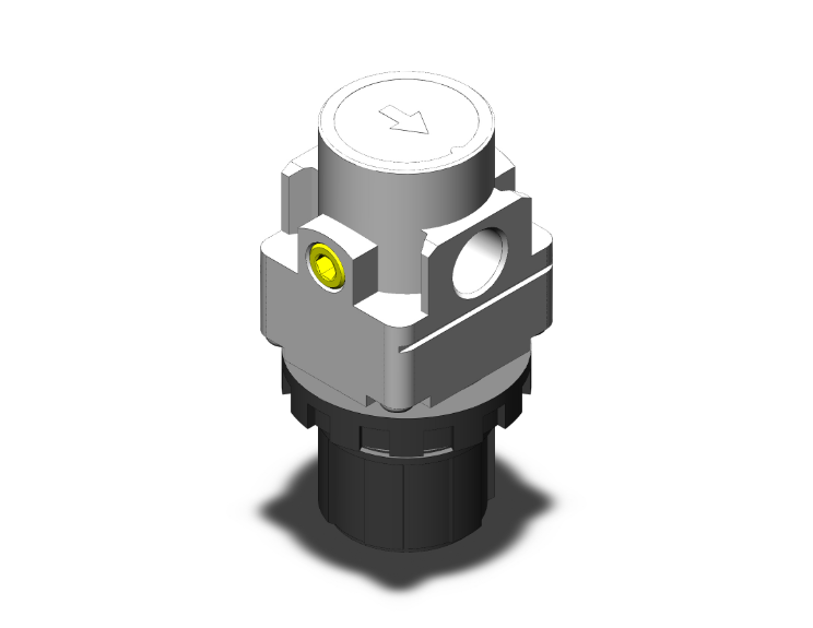SMC VALVES AR20-N02H-NZ-A Regulator, 1/4 Inch Modular | AN7DBA
