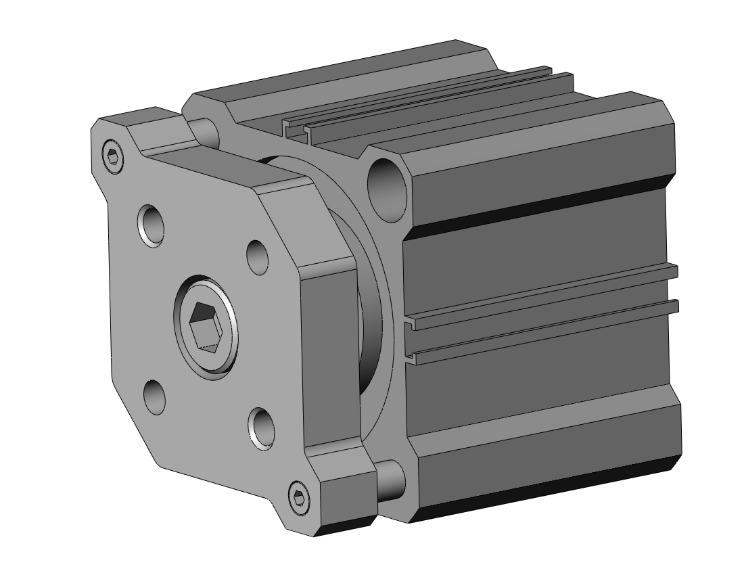 SMC VALVES CDQMB50-15 Compact Cylinder, 50 mm Size, Double Actinging. Auto Switcher | AP2XUN
