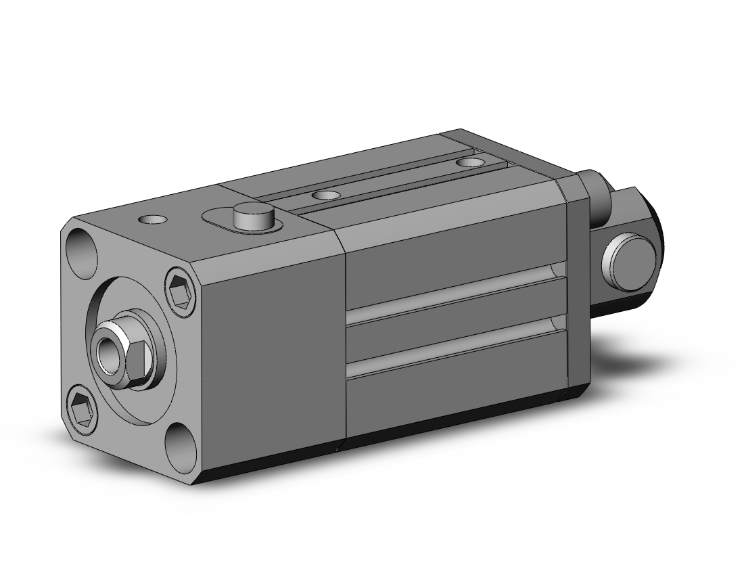 SMC VALVES CLQD25-25D-F Compact Cylinder, 25 mm Size, Double Acting | AM2JXN