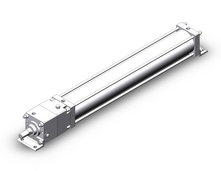 SMC VALVES CNSL125TN-900-D Cylinder, 125 mm Size, Double Acting | AP2TCK