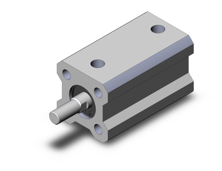 SMC VALVES CQ2A12-25DM Compact Cylinder, 12 mm Size, Double Acting | AM9VCK