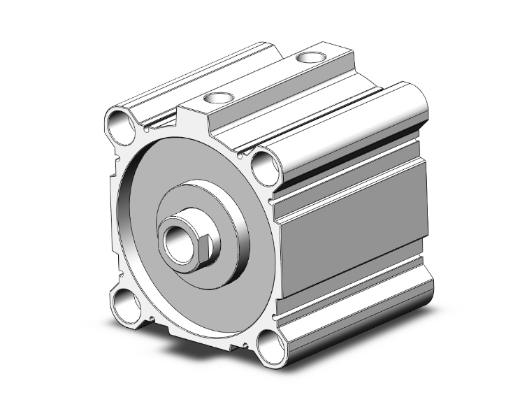 SMC VALVES CQ2B125TF-50DCZ Compact Cylinder, 125 mm Size, Double Acting | AN9EKB
