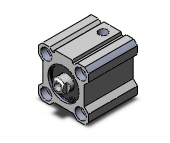SMC VALVES CQ2B16-10S Compact Cylinder, 16 mm Size, Spring Return | AL4LHH