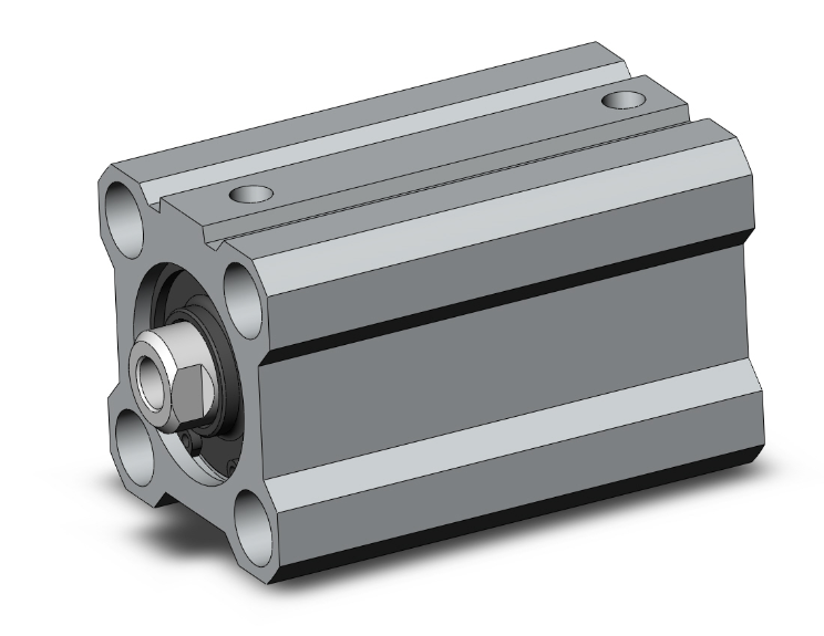 SMC VALVES CQ2B25-40D Compact Cylinder, 25 mm Size, Double Acting | AL4MAV