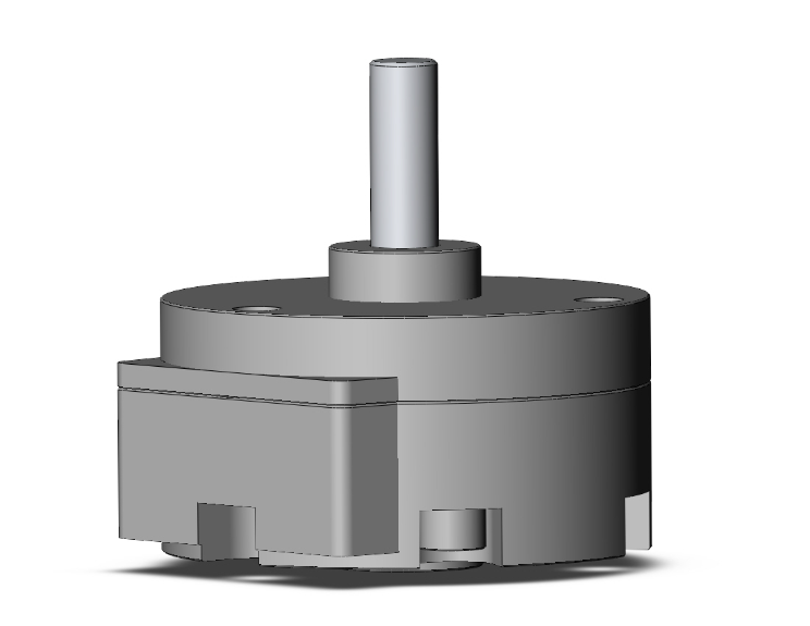 SMC VALVES CRB2BS10-270SEZ Rotary Actuator, 10 mm Size, Double Acting | AN9WDL