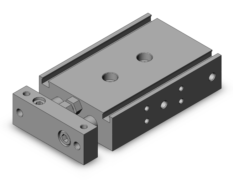 SMC VALVES CXSL20-25 Guided Cylinder, 20 mm Size, Ball Bearing | AL9AXH