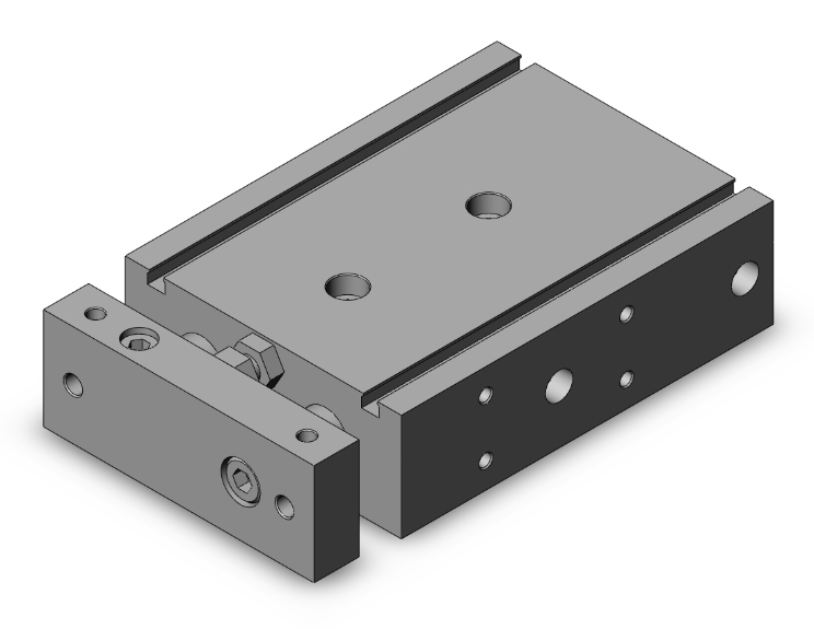 SMC VALVES CXSL32-50 Guided Cylinder, 32 mm Size, Ball Bearing | AL2XGR