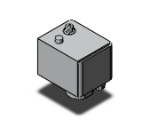 SMC VALVES IS3000-02L2 Pressure Switch, 1/4 Inch Port Size | AL3PDM
