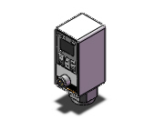 SMC VALVES ISE75H-N02-43-P Pressure Switch, 1/4 Inch Port Size | AM7KWC