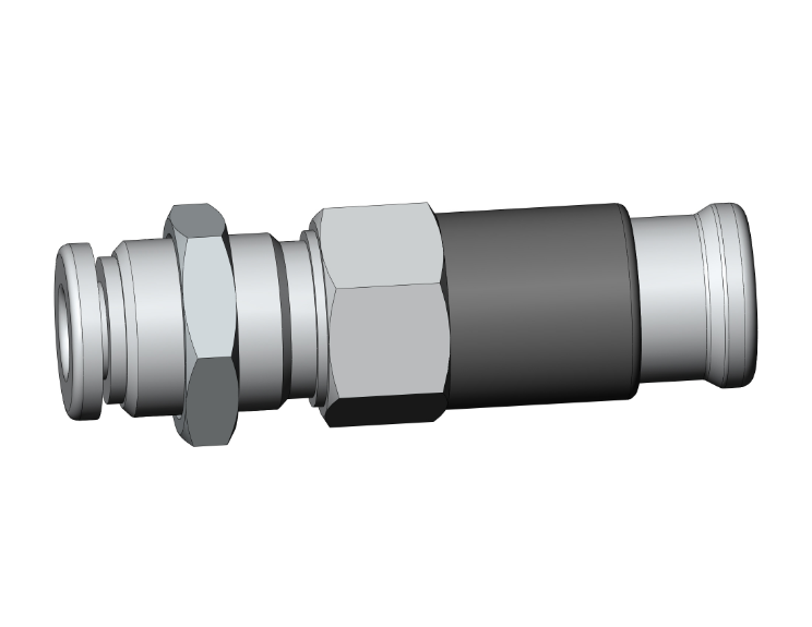 SMC VALVES KK2S-04E Fitting, 4 mm | AL9TDY