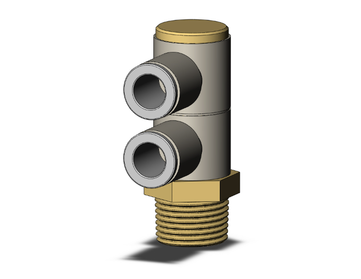 SMC VALVES KQ2VD08-03AS Elbow, 8 mm Size | AL3RRE