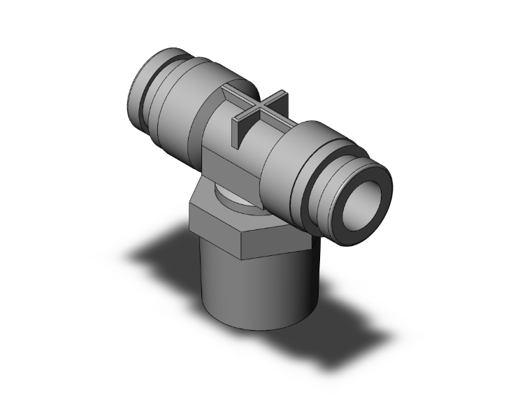 Branch Tee, 6 mm Size