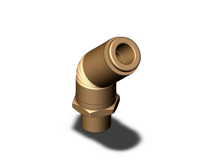 SMC VALVES KV2K11-35S Elbow, 3/8 Inch Size | AM9AEN