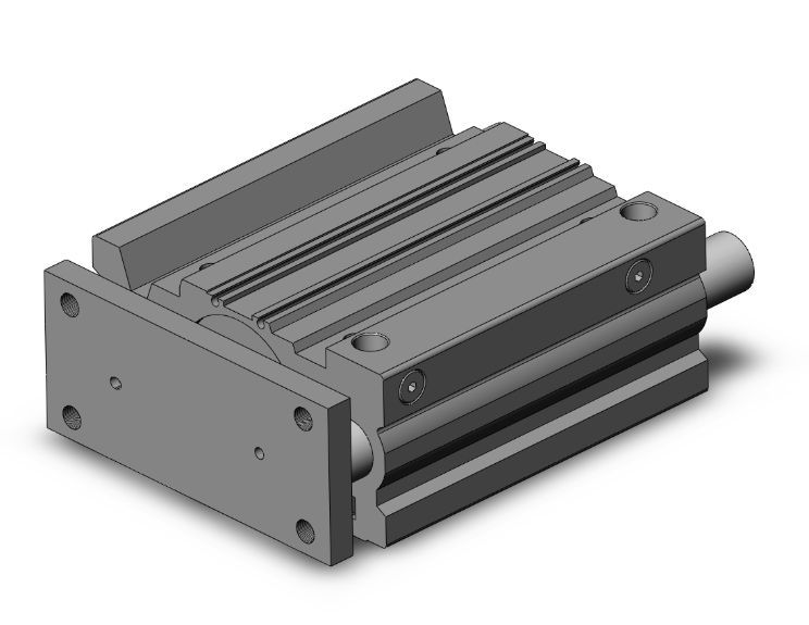 SMC VALVES MGPM63-125Z Compact Cylinder, 63 mm Size, Slide Bearing | AN8AFG