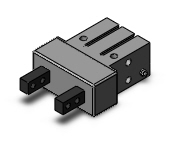 SMC VALVES MHK2-20D Gripper, 20 mm Size, Parallel | AL9XGU