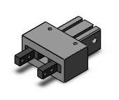 SMC VALVES MHQG2-32D2 Gripper, 32 mm Size, Double Acting Auto Switcher, Parallel | AM2LPD