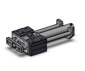 SMC VALVES MLGCLB32-150-R-E Fine Lock Cylinder, 32 mm Size, Ball Bearing | AN7PUN