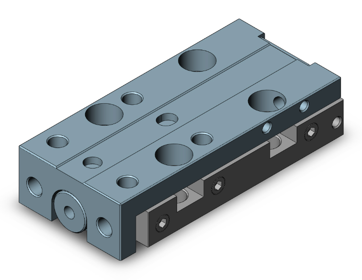 SMC VALVES MXJ6-15N Guided Cylinder, 6 mm Size, Double Acting | AM9XUQ