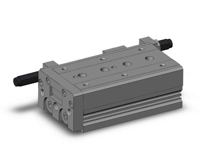 SMC VALVES MXS25-75B Guided Cylinder, 25 mm Size, Double Acting Auto Switcher | AM9XXP