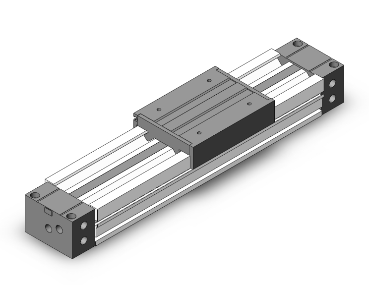 SMC VALVES MY1M40-200 Guided Cylinder, 40 mm Size, Double Acting Auto Switcher | AM3GRN