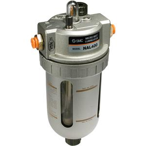 SMC VALVES NAL430-N02-1 Lubricator, 1/4 Inch Size, N Port | AL3XZC