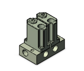SMC VALVES NARM1000-2A1-N01 Manifold Regulator, 1/8 Inch Arm, Standard N Port | AL3YHY