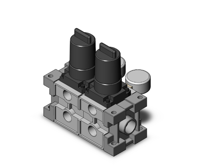 SMC VALVES NARM2500-02A-N02G2 Manifold Regulator, 1/4 Inch Arm, Standard N Port | AM7VUC