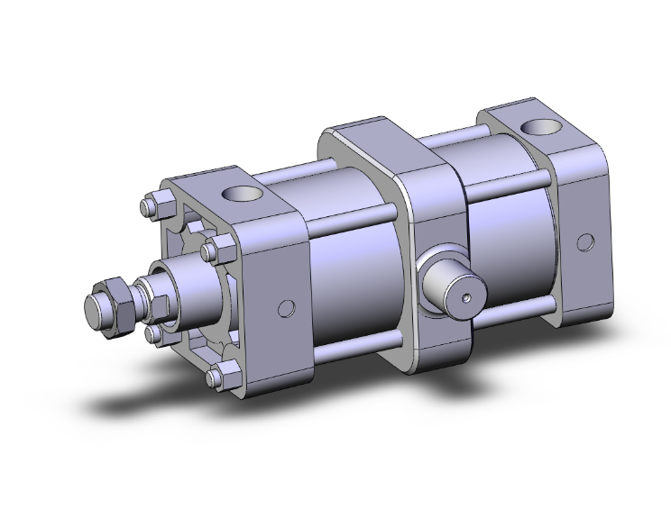 SMC VALVES NCA1T325-0400 Tie Rod Cylinder, 3.25 Inch Size, Double Acting | AM9YXR
