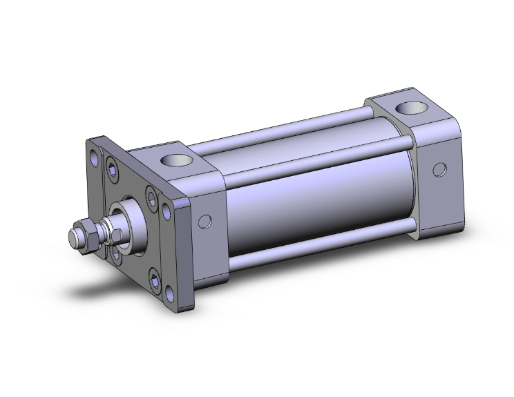 SMC VALVES NCDA1F200-0300 Tie Rod Cylinder, 2 Inch Size, Double Acting Auto Switcher | AM7XEW