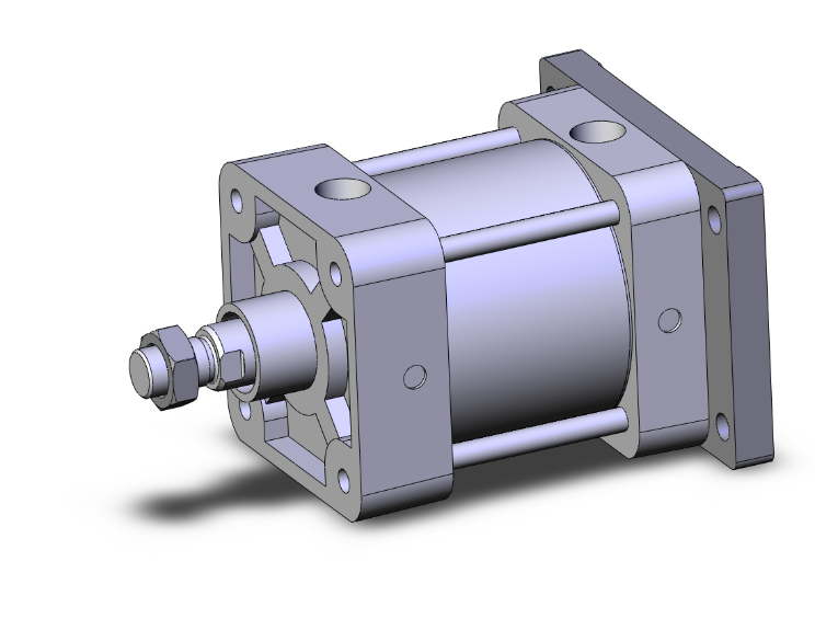 SMC VALVES NCDA1G400-0150 Tie Rod Cylinder, 4 Inch Size, Double Acting Auto Switcher | AM9ZFH