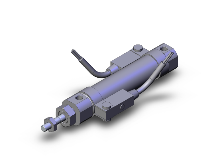 SMC VALVES NCDJ2B16-200-H7A2 Round Body Cylinder, 16 mm Size, Double Acting Auto Switcher | AL9ZQY