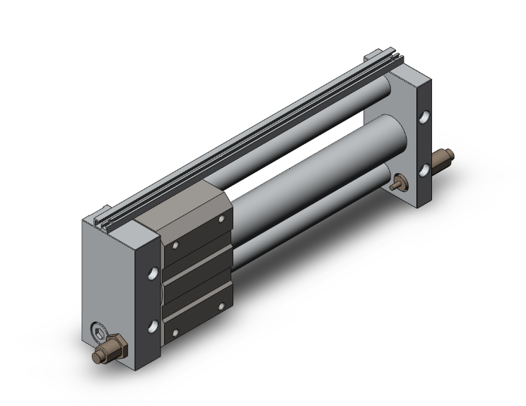 SMC VALVES NCDY2S40L-1000B Guide Cylinder, 40 mm Size, Double Acting Auto Switcher | AP3BLT