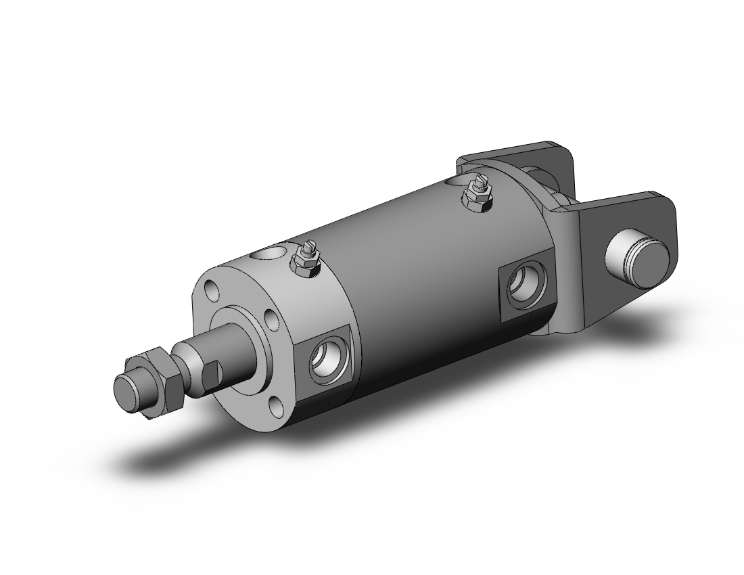 SMC VALVES NCGDA40-0050 Round Body Cylinder, 40 mm Size, Double Acting | AN4DEX