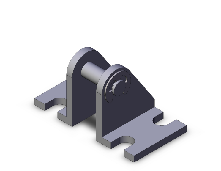 SMC VALVES NCM-PE125 Pivot Bracket, 1.25 Inch Size | AK8NNV