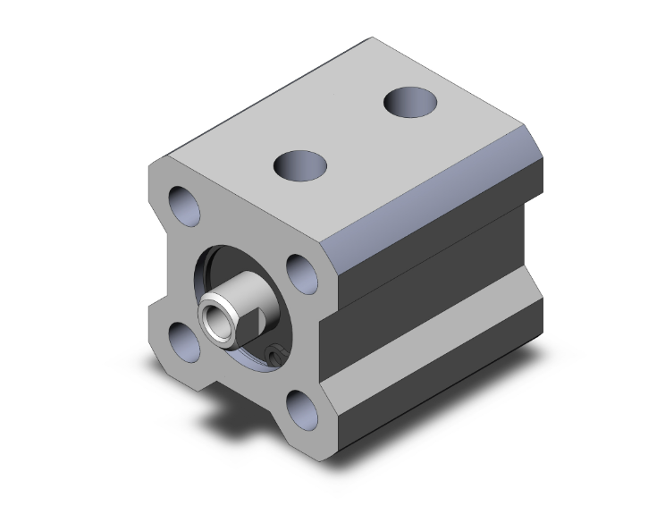 SMC VALVES NCQ2A12-10D Compact Cylinder, 12 mm Size, Double Acting | AL7FLE